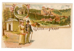 Vranov nad Dyjí - historická pohlednice